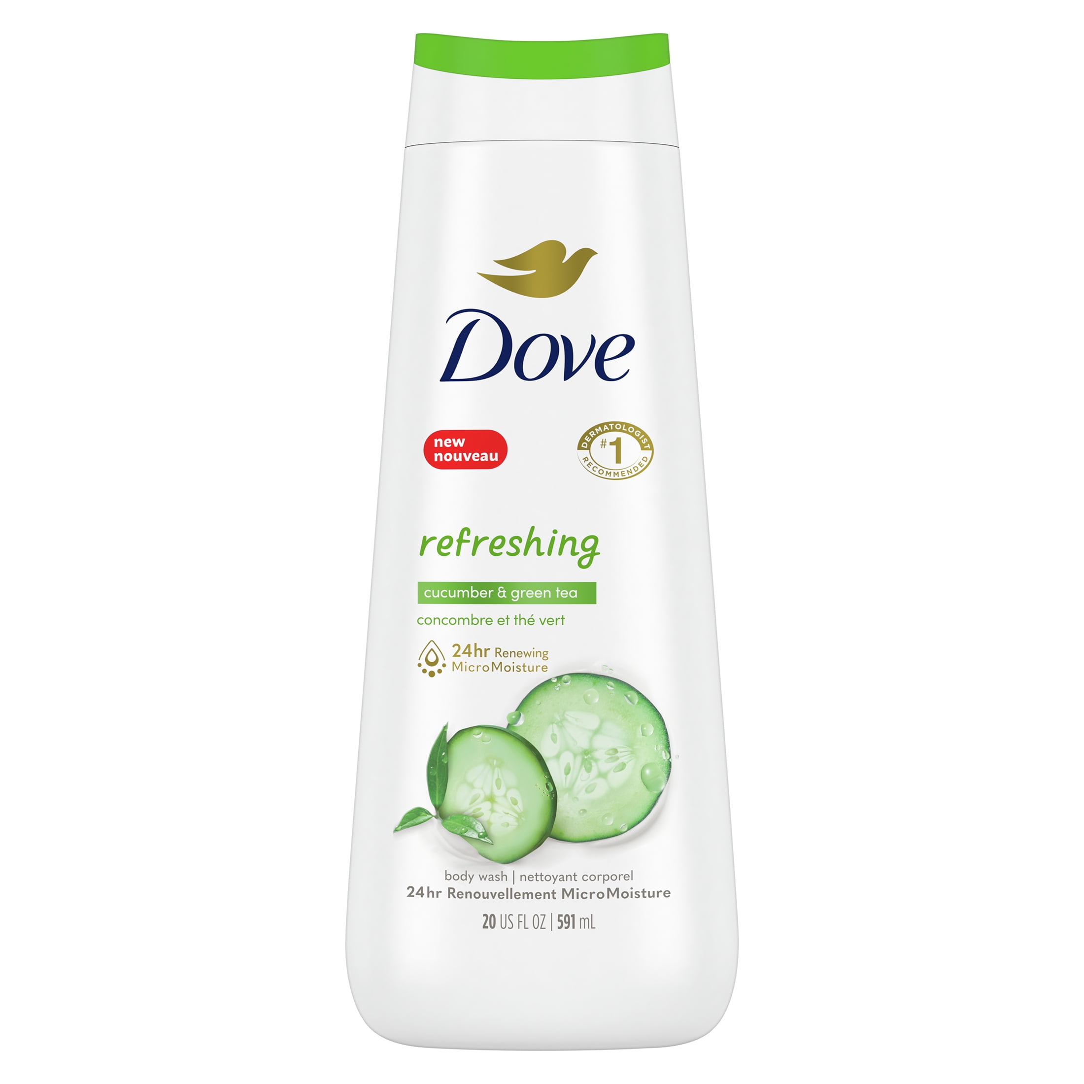 dove green tea and cucumber
