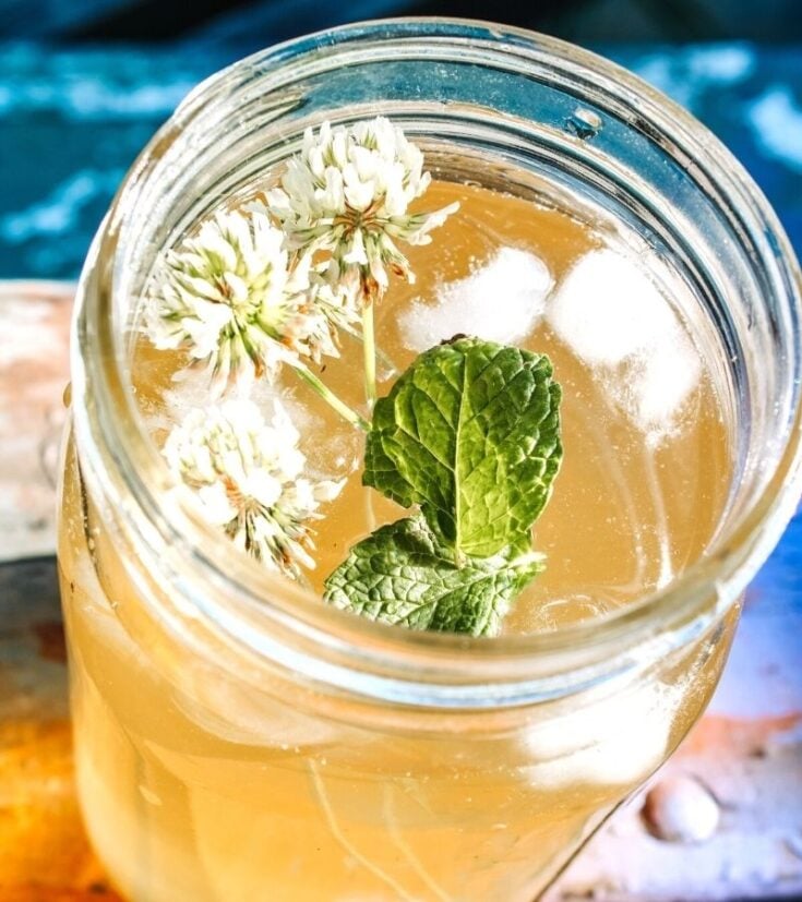 white clover tea