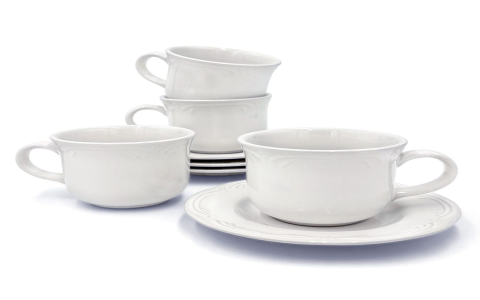 white cups for tea