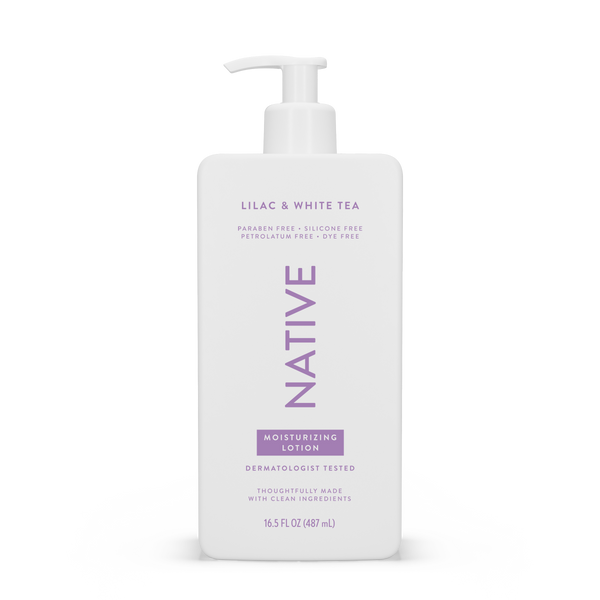lilac and white tea