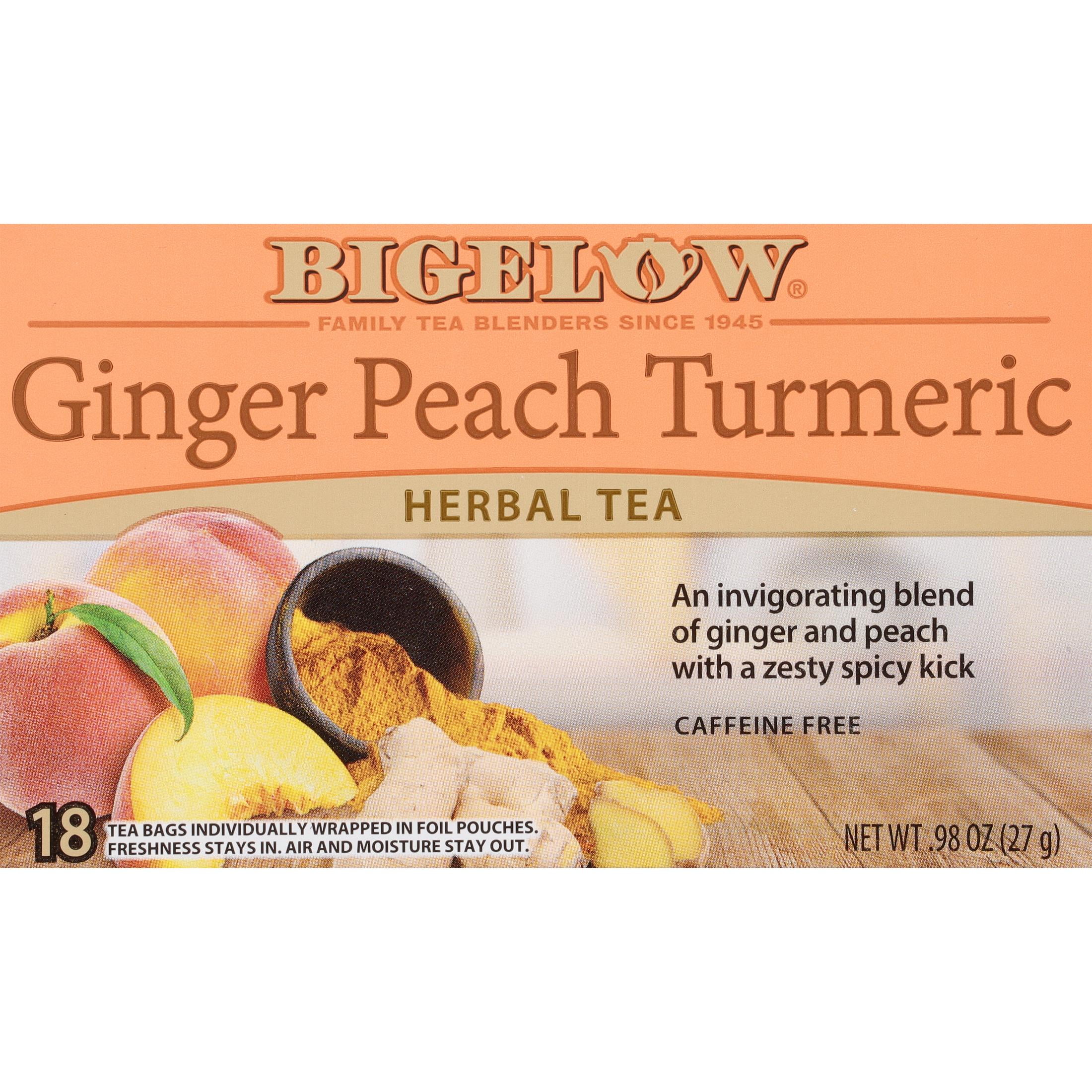 ginger peach turmeric tea