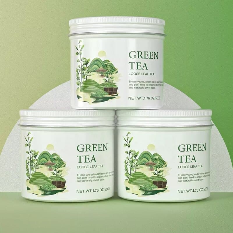 is it ok to make green tea in metal container