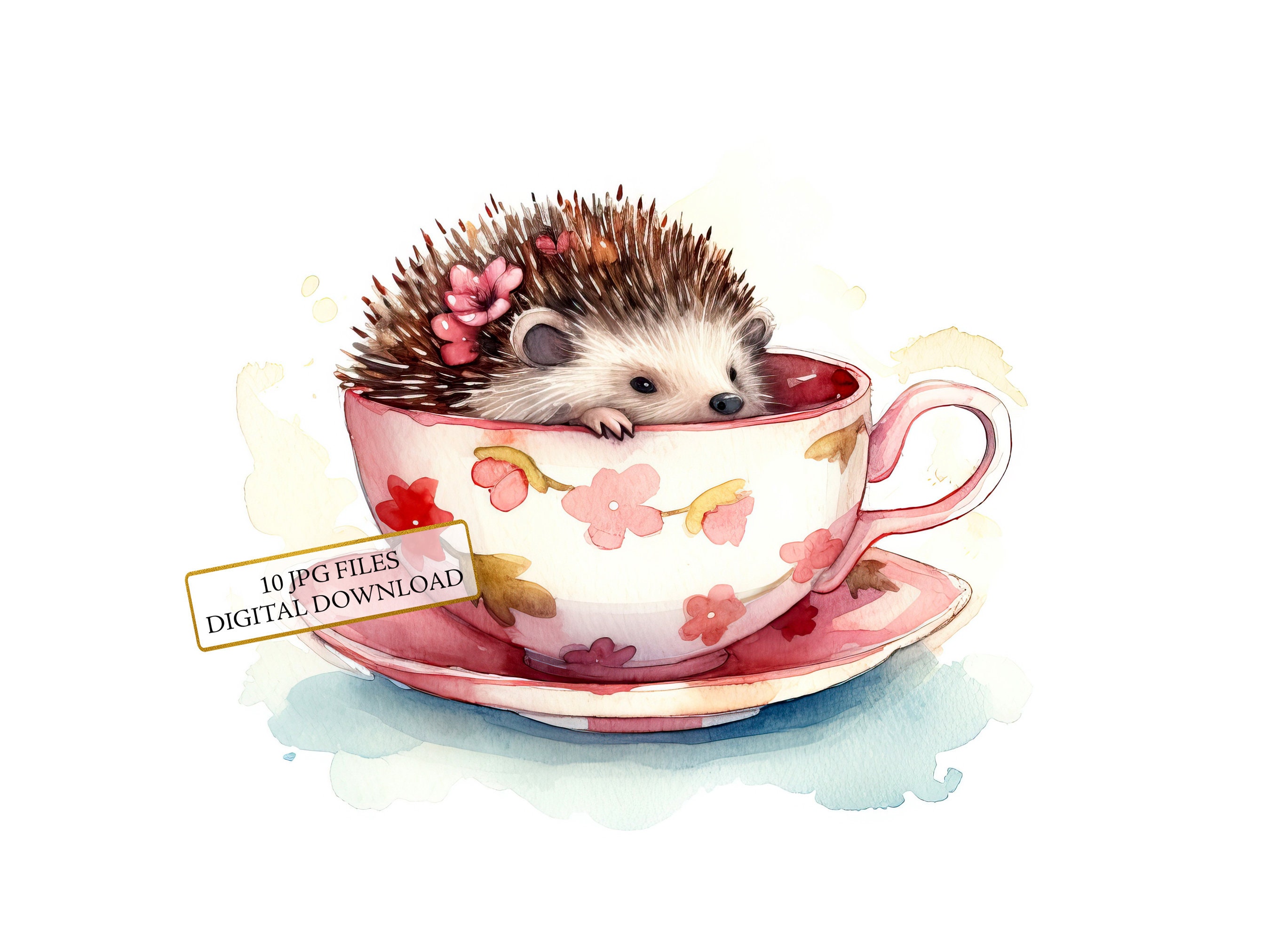 Adorable Tea Set Hedgehog in a Teacup Suramity How to Get Your Own Cute Ceramic Pet Right Now
