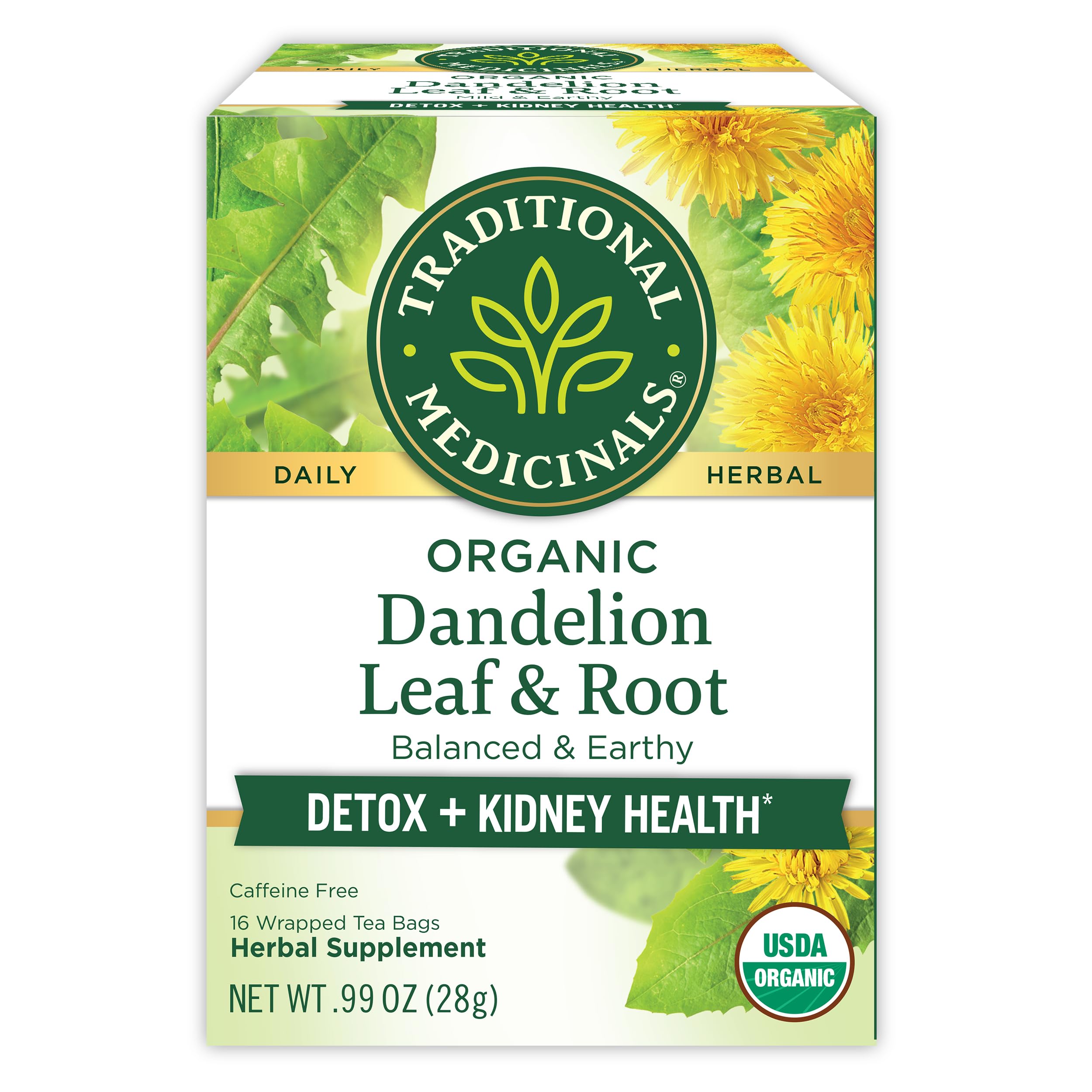 dandelion tea bags
