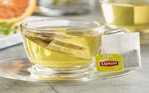 lipton green tea caffeine