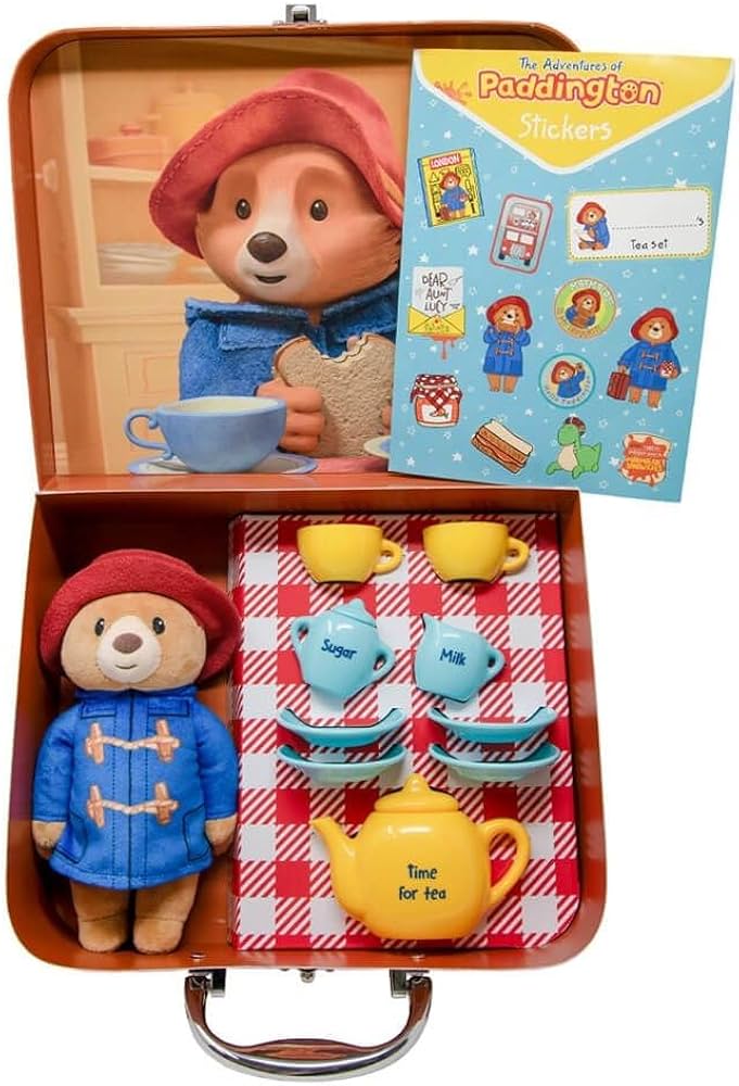 Best Paddington Tea Set for Kids  9-Piece Toy with Teapot