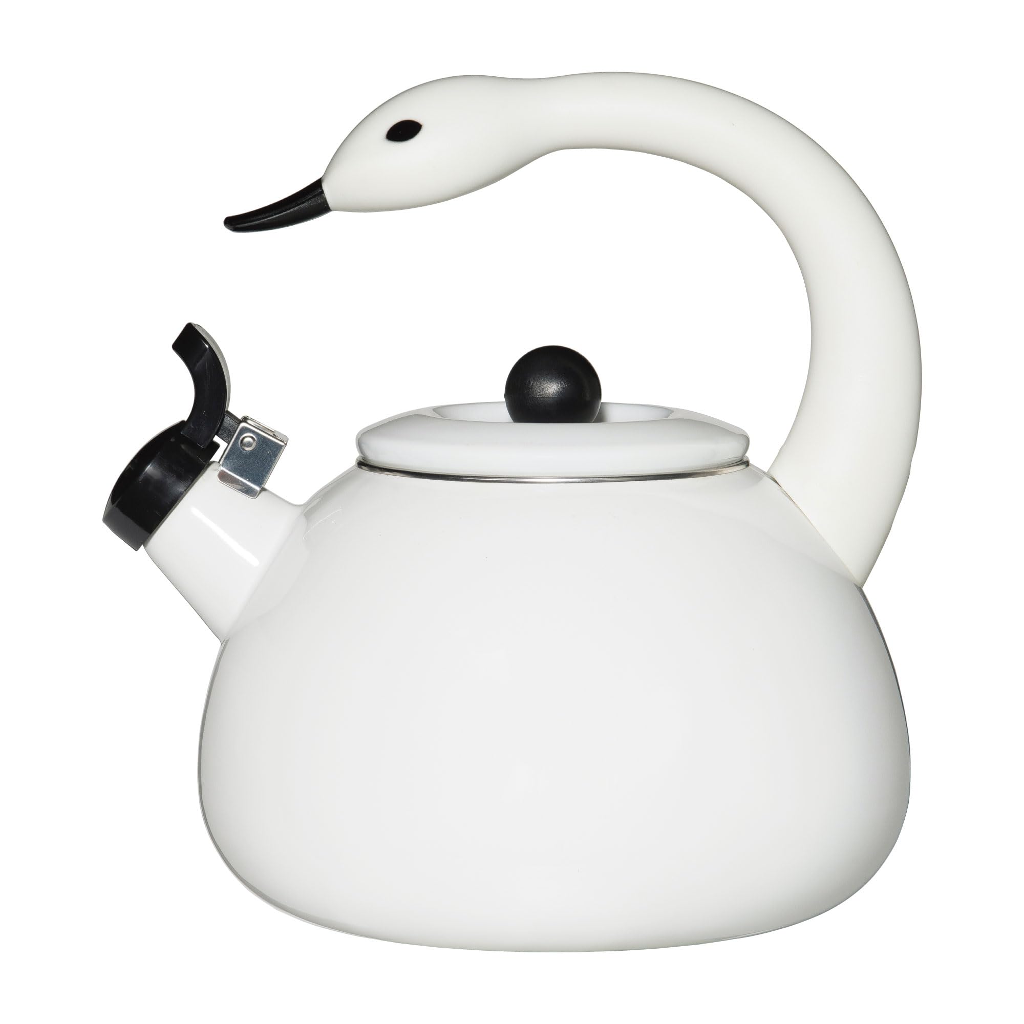 whistling tea kettle white