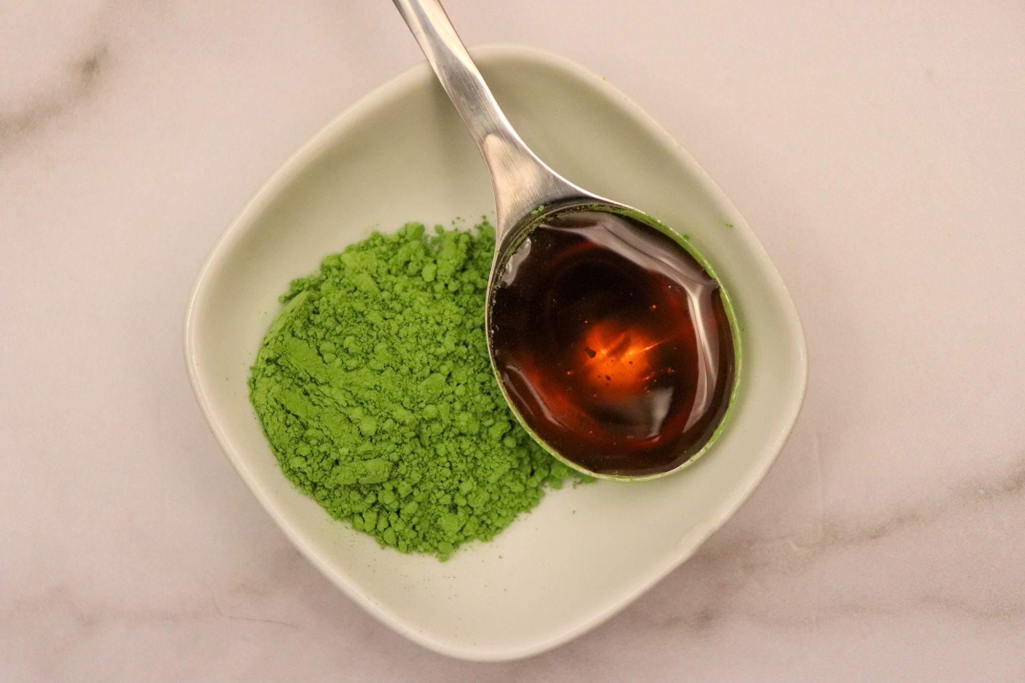 green tea matcha face mask