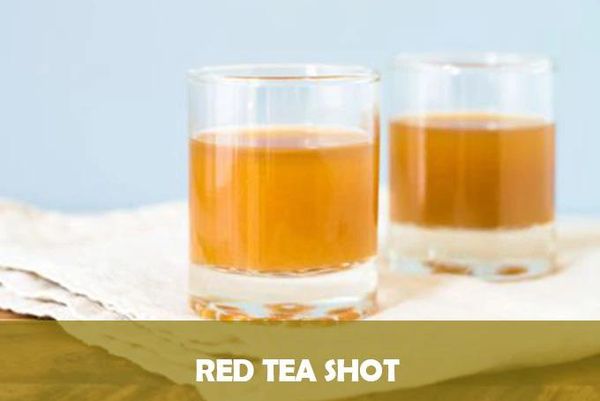 red tea shot