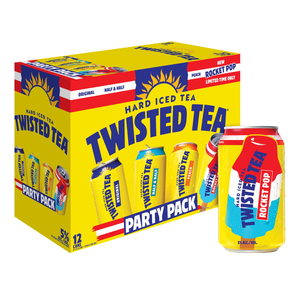 red white blue twisted tea