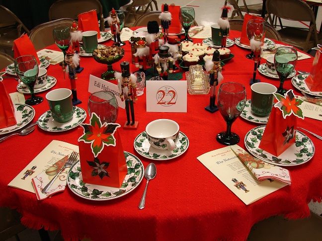 Beautiful Womens Christmas Tea Table Setting to Spread Holiday Cheer