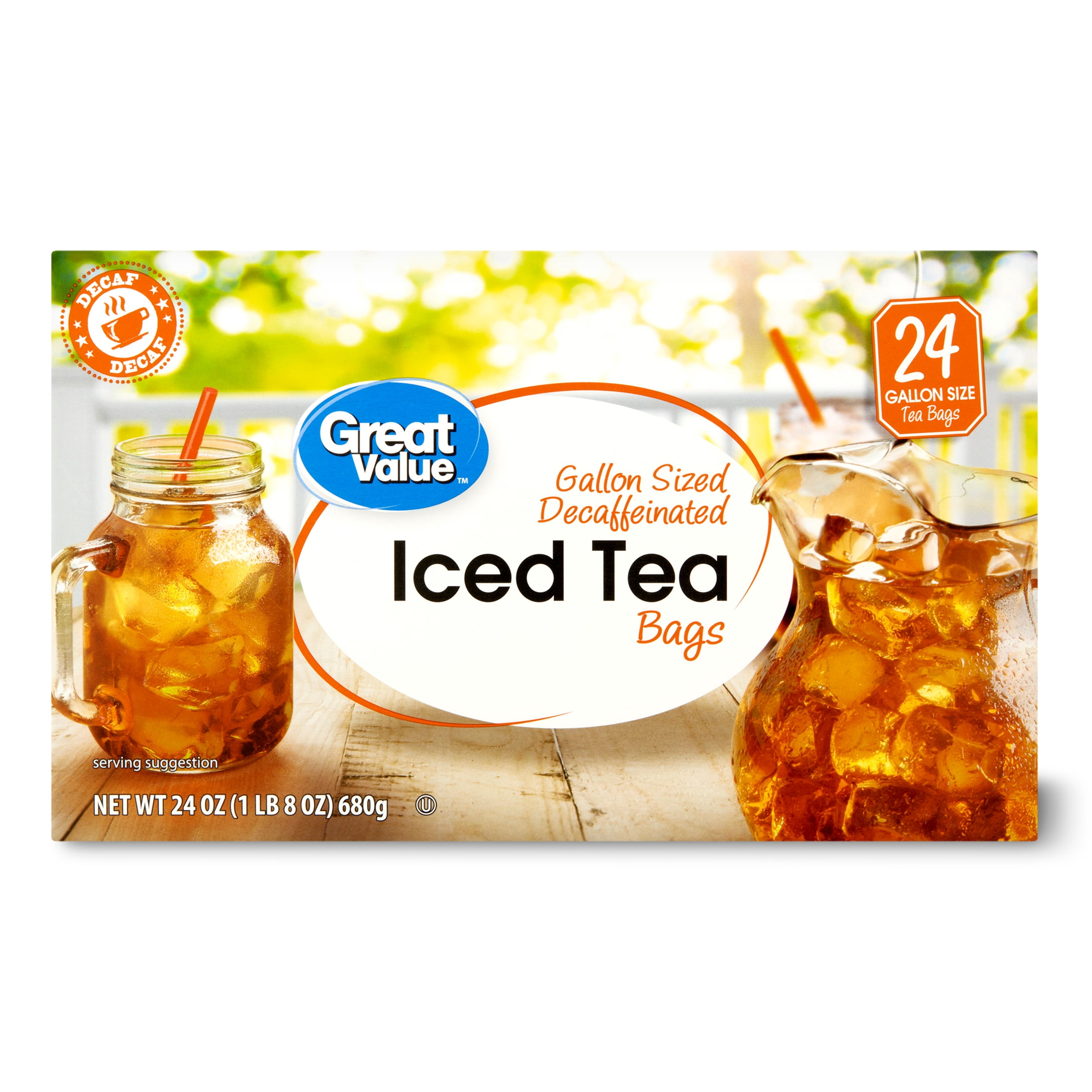decaf tea bags 1gal