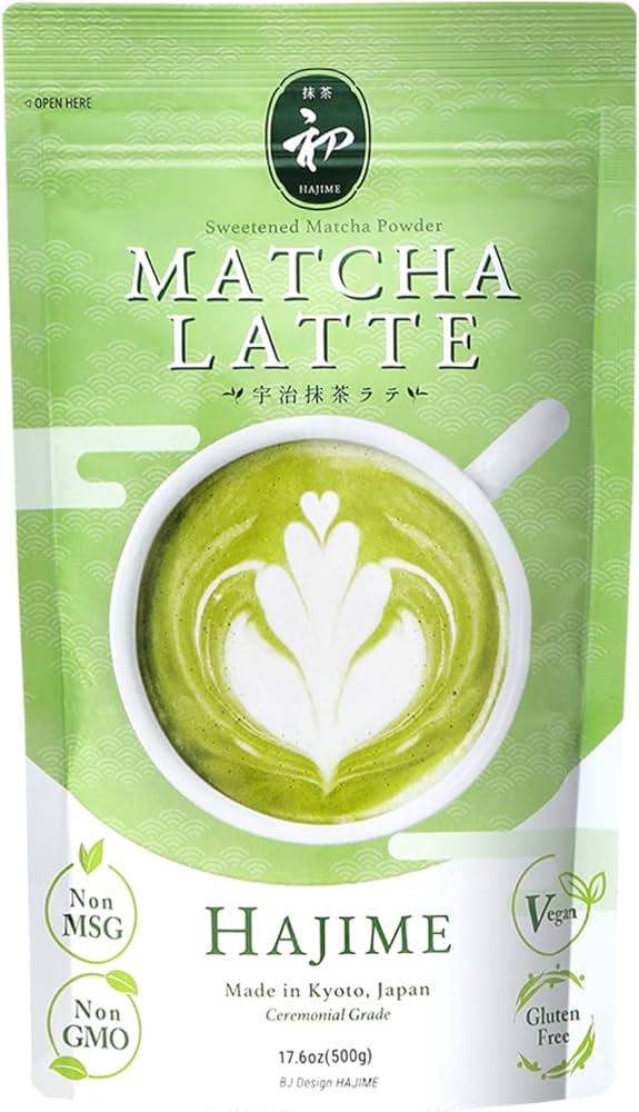 matcha green tea powder for latte