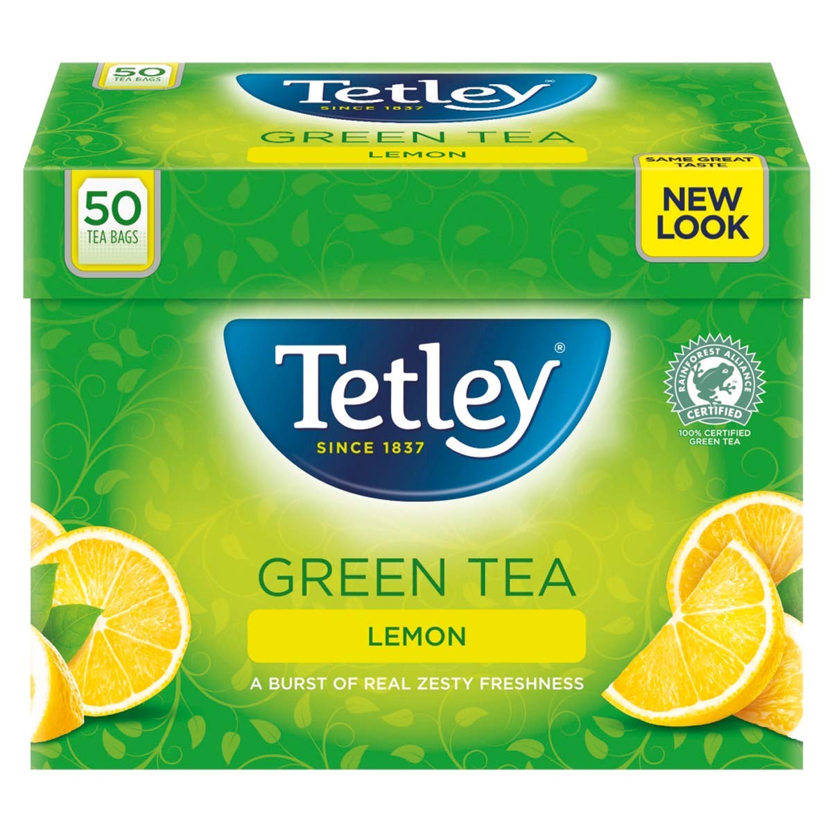 tetley green tea with lemon