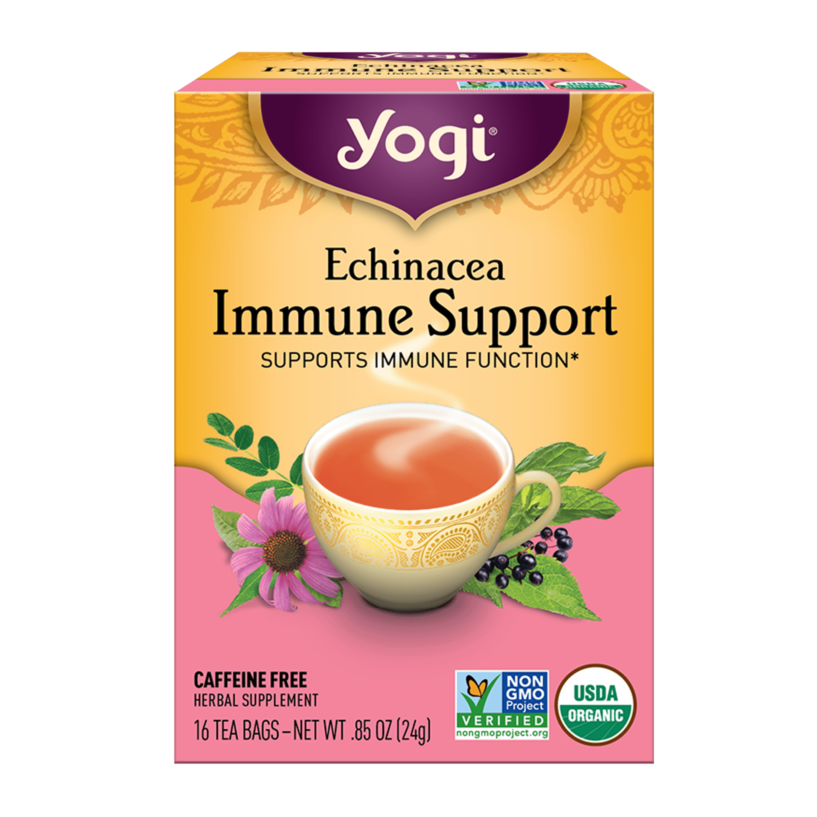 immune support tea yogi