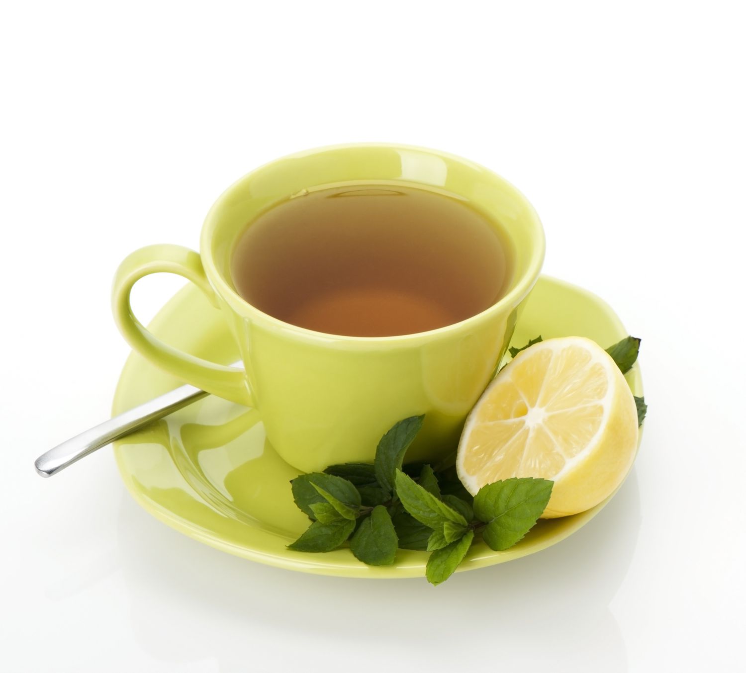 ginger green tea and lemon