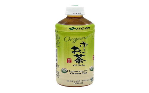 unsweetened green tea
