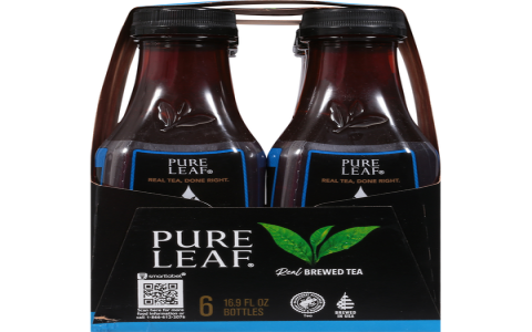how much caffeine is in pure leaf iced tea