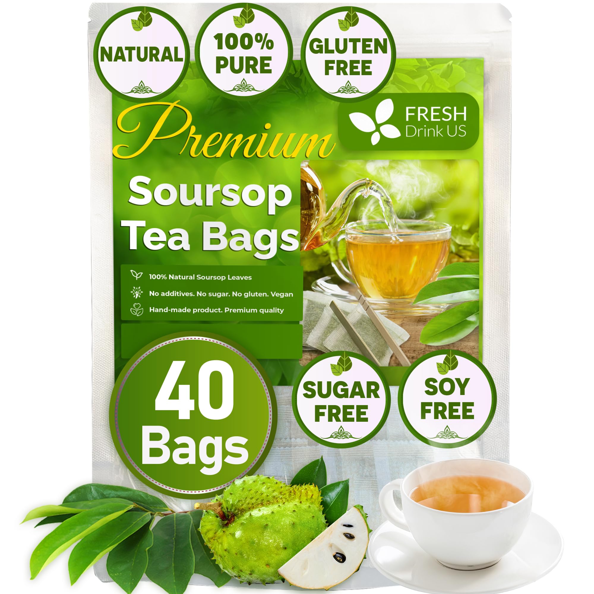 guanabana tea bags