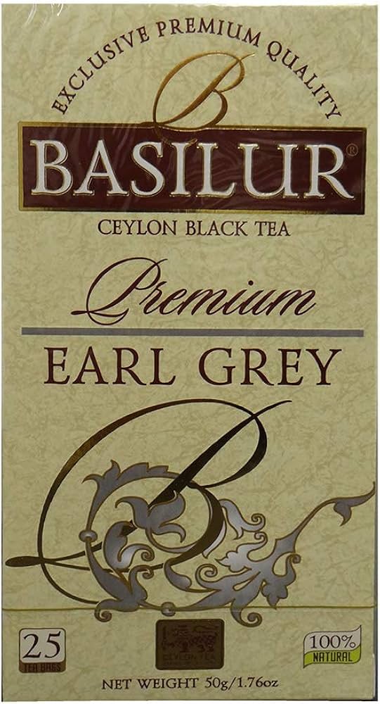 Get Black Tea Earl Grey 100 Tea Bags - Basilur Online (Easy Ordering and Big Savings)