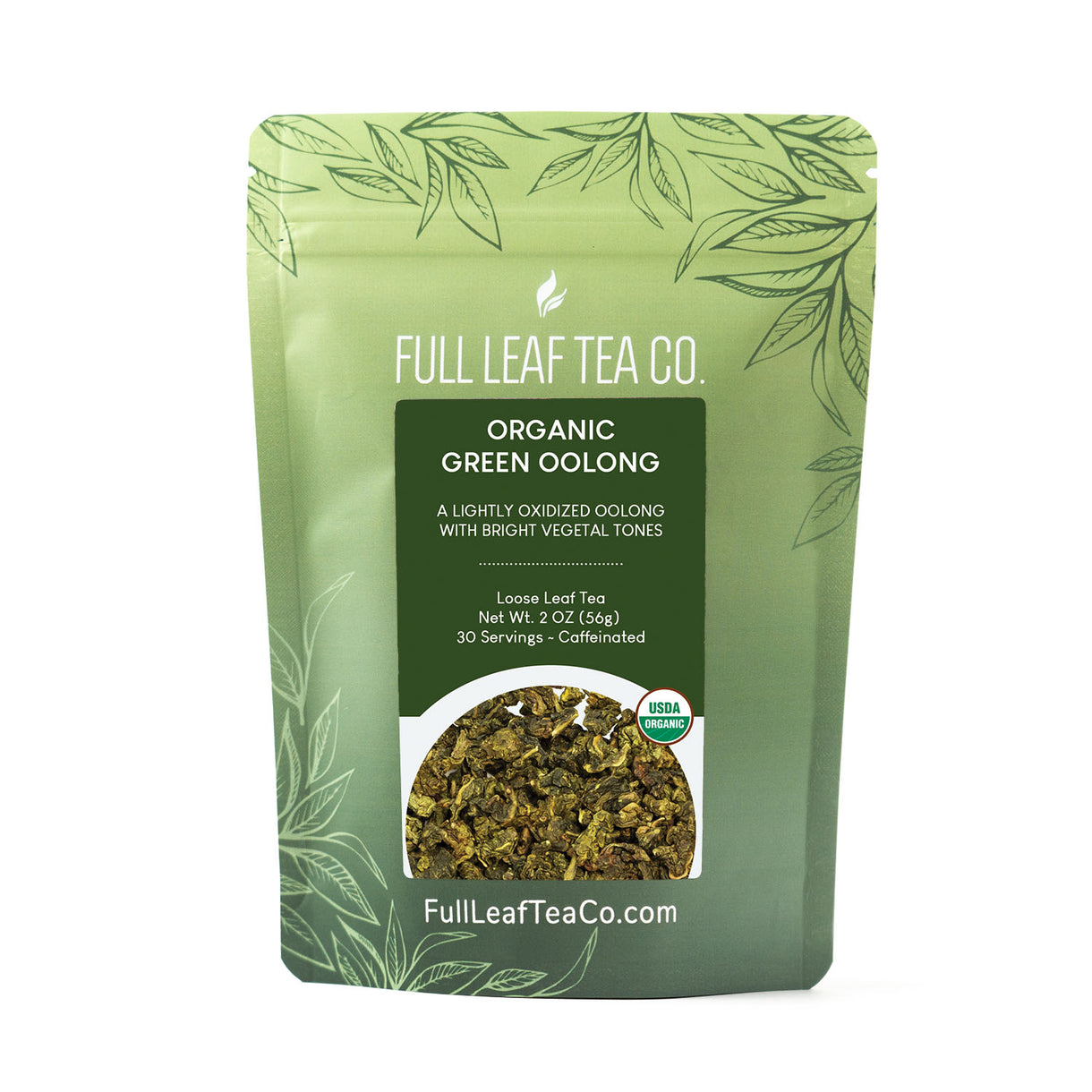 is oolong tea green