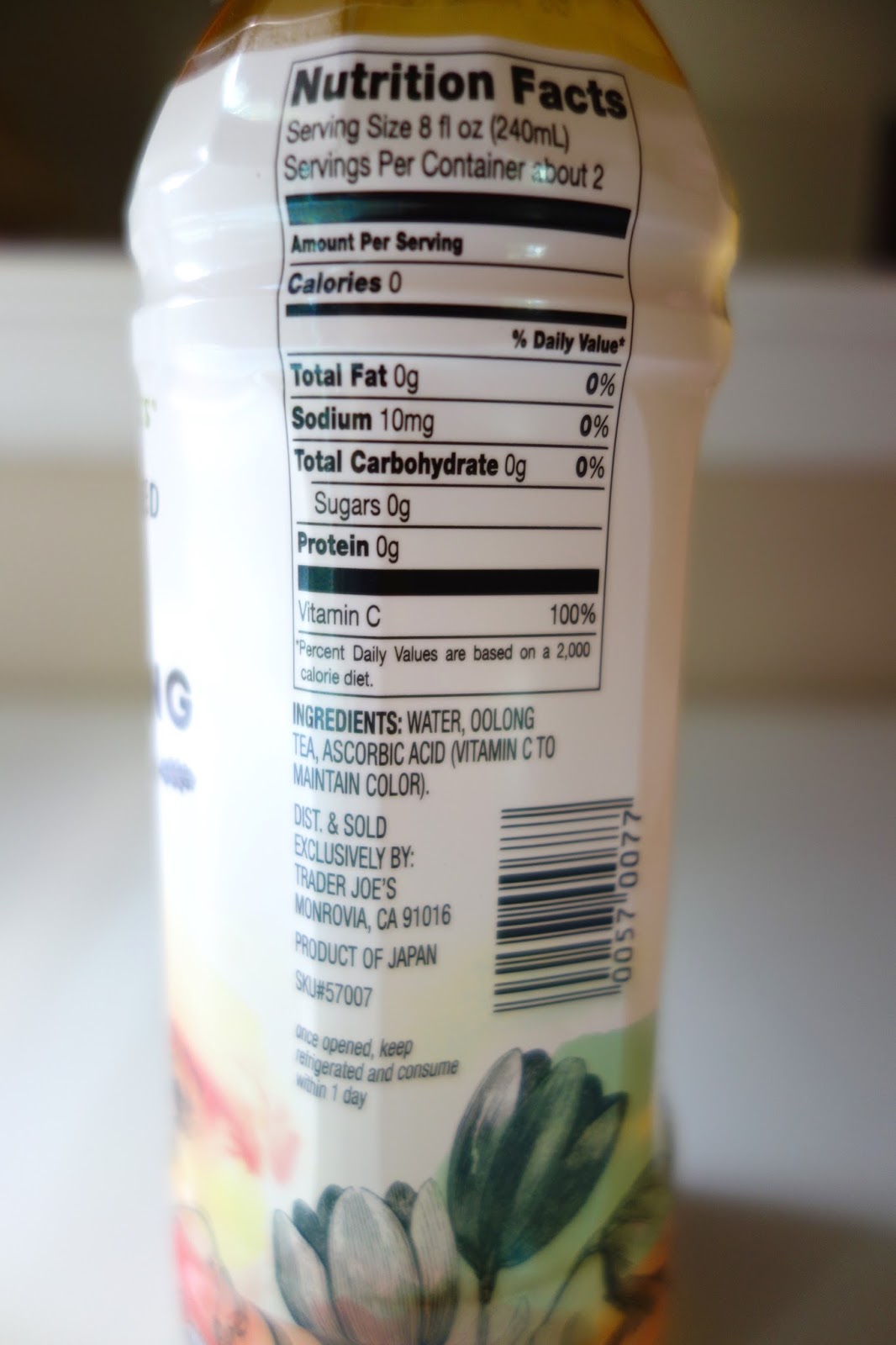 trader joe's oolong tea