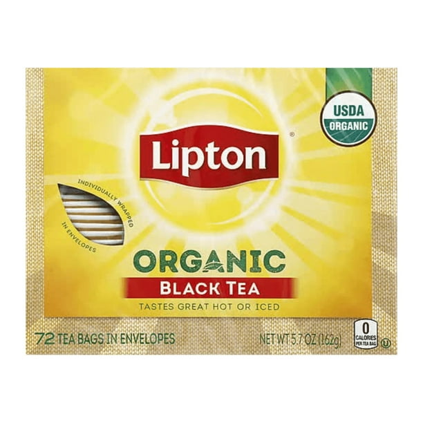 Experience the Rich Flavor of Lipton Organic Black Tea