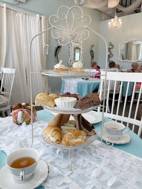 white heron tea room