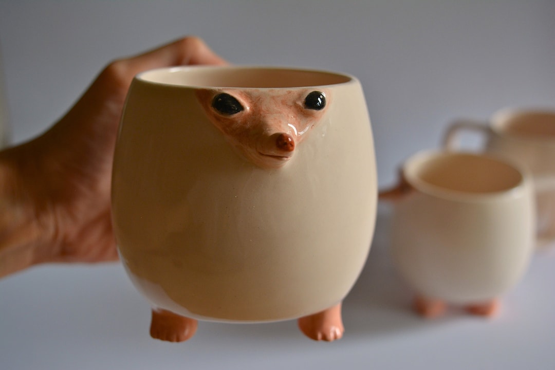 Adorable Tea Set Hedgehog in a Teacup Suramity How to Get Your Own Cute Ceramic Pet Right Now