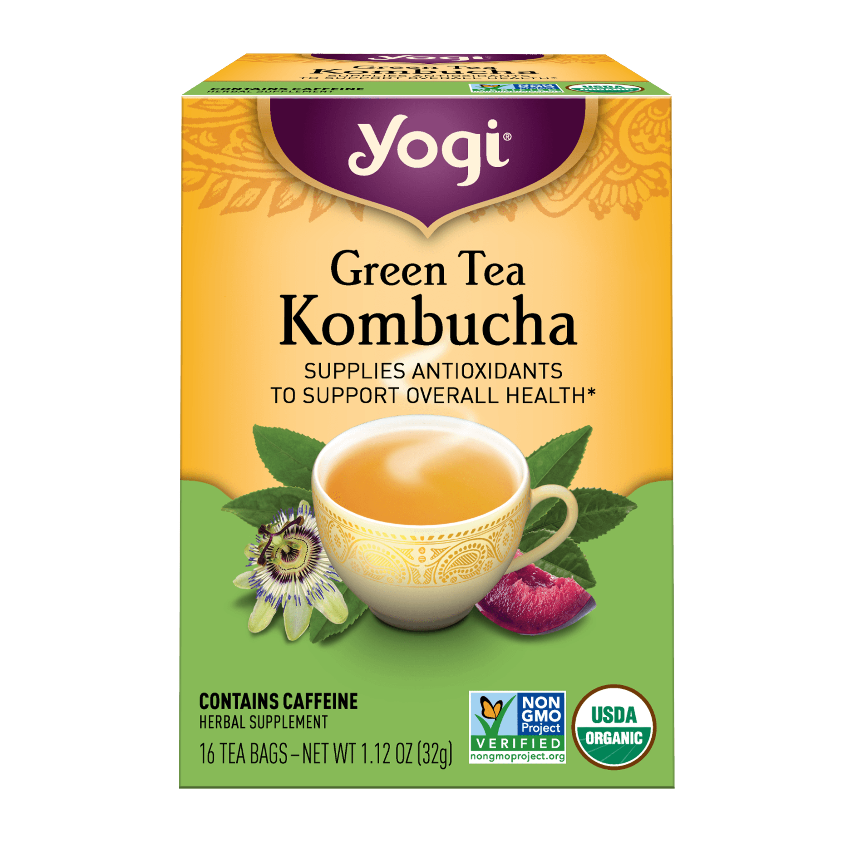 green tea kombucha