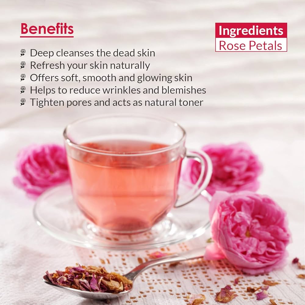 rose petals in tea benefits
