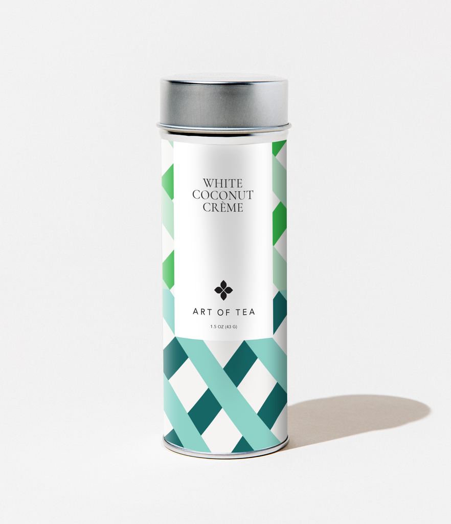 white coconut creme tea