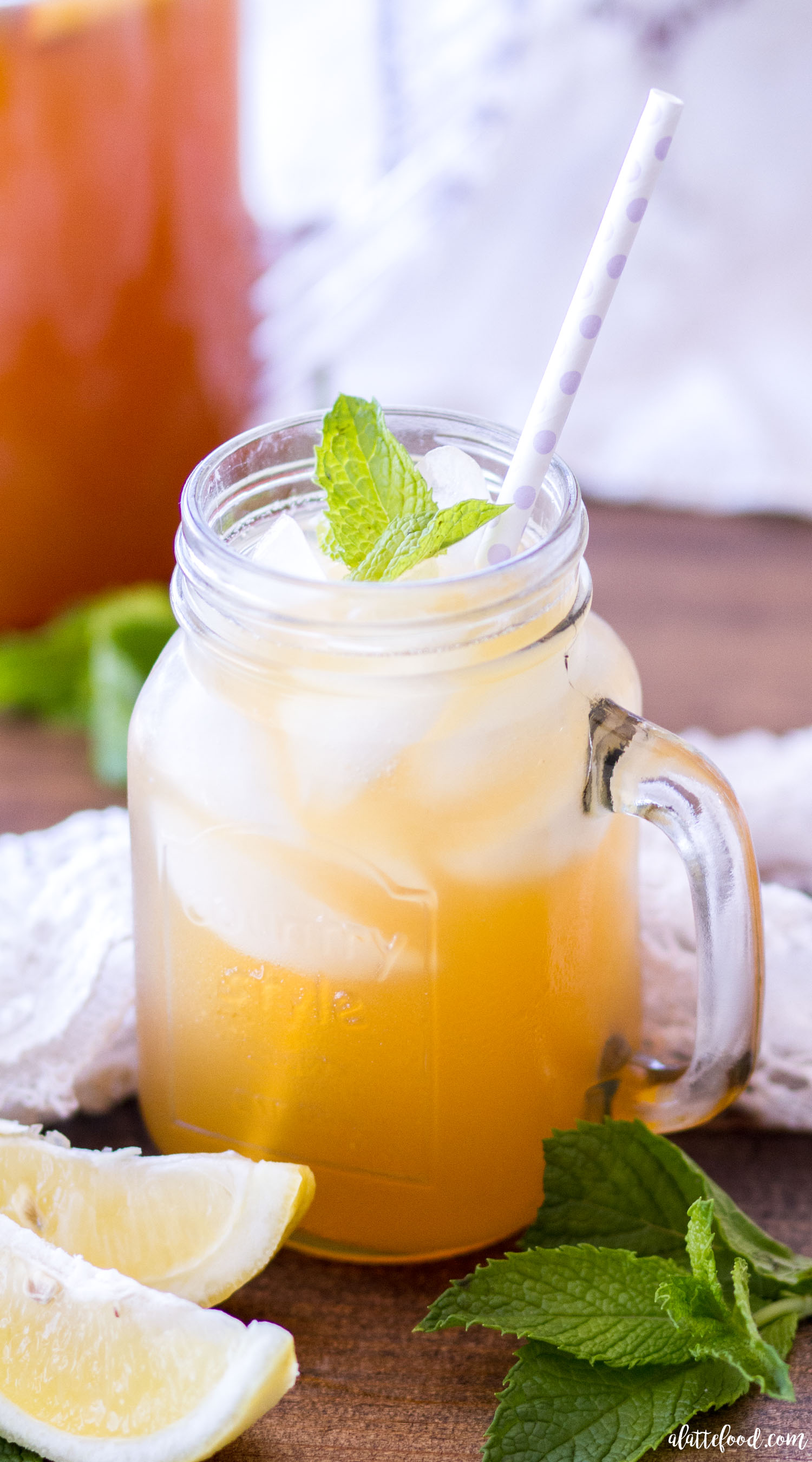 peach green tea
