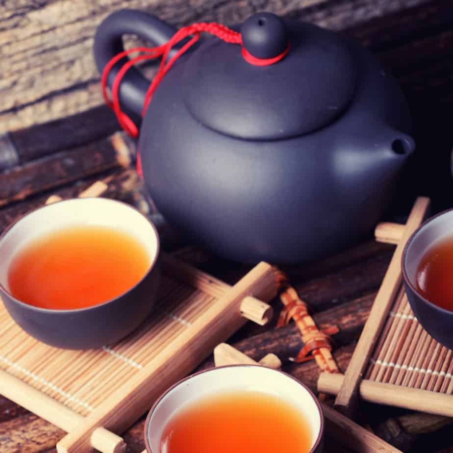 black chinese tea