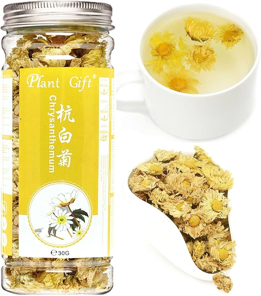 white flower tea