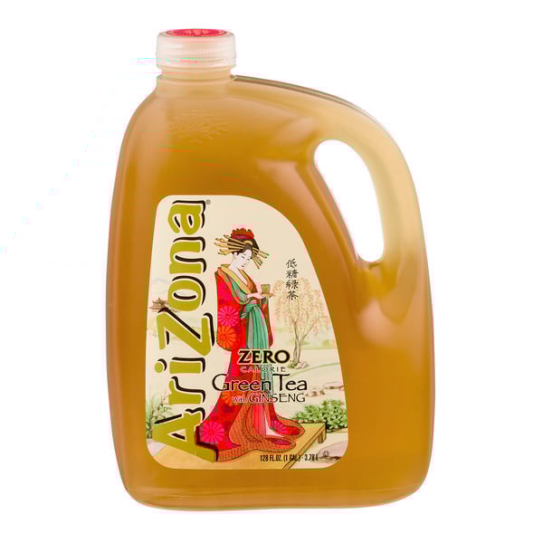 arizona zero sugar green tea with ginseng