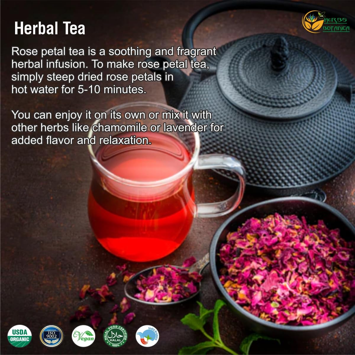 rose petal tea benefits