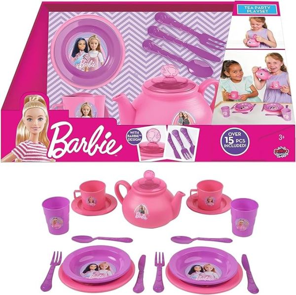 Pink and Cute: Barbie Tea Set for Endless Fun