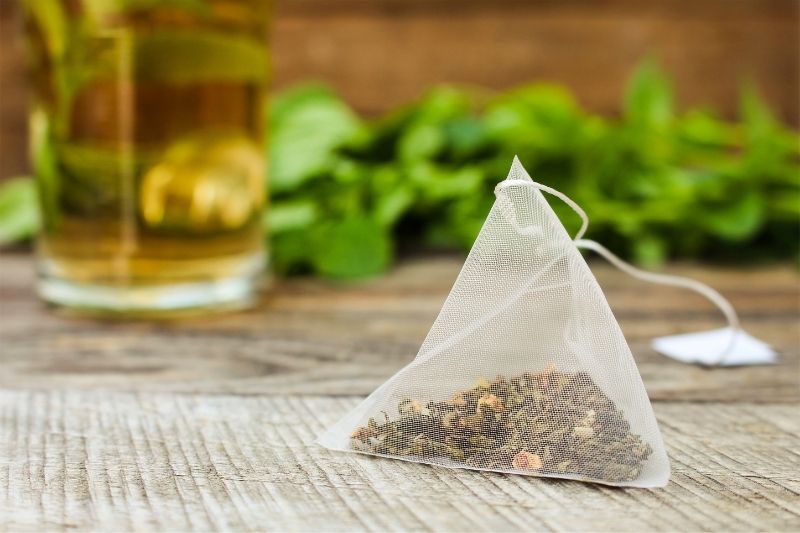 triangle tea bags