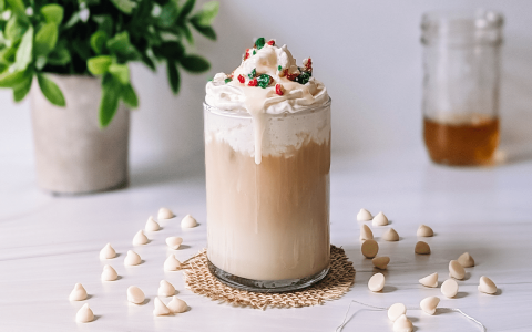 white chocolate peppermint tea