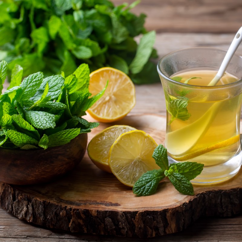 green tea lemon