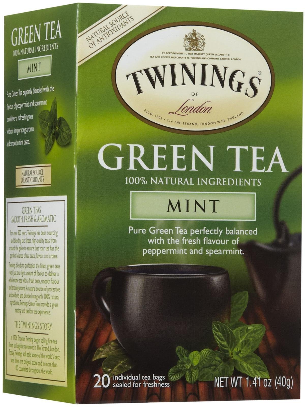 mint green tea twinings