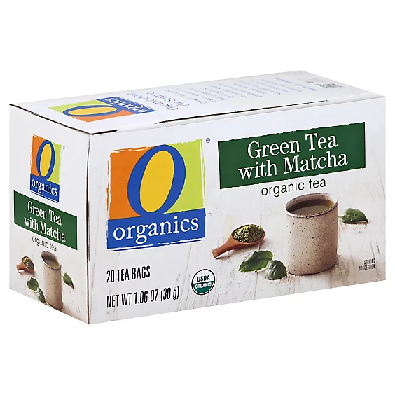 organics green tea with matcha