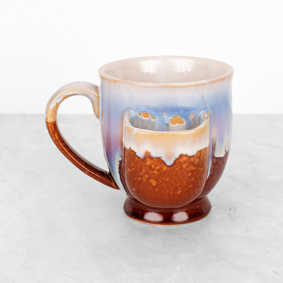 mug with tea bag holder