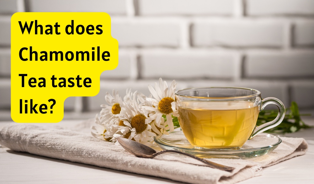 chamomile tea taste