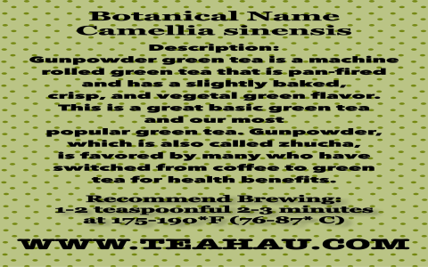gunpowder green tea benefits