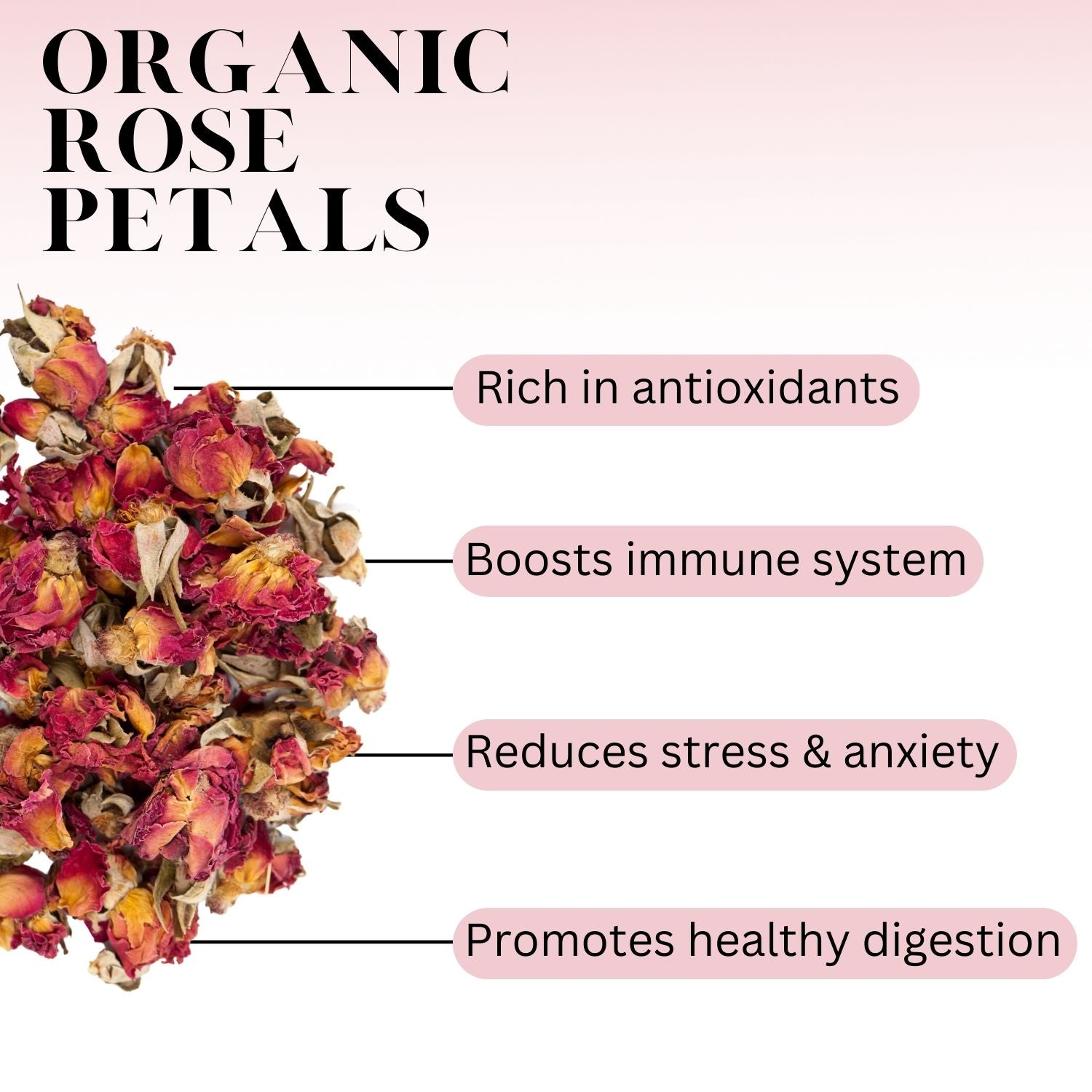 rose petals in tea benefits