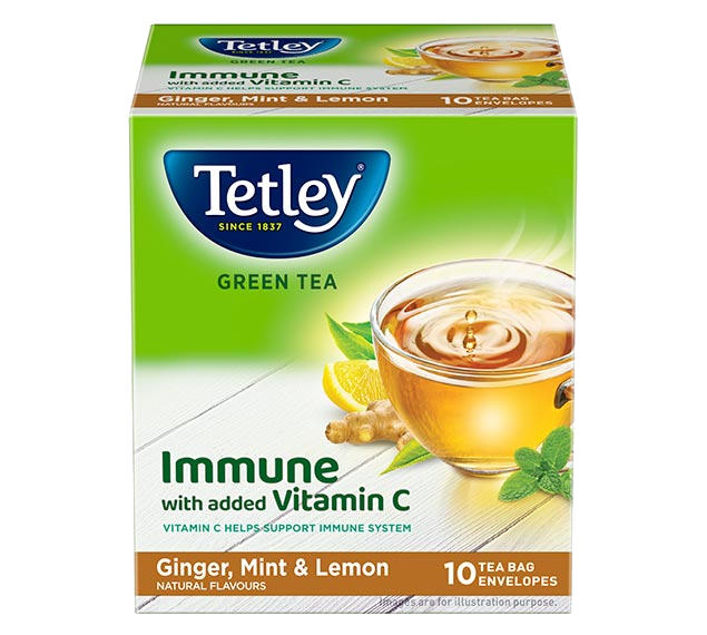 ginger green tea and lemon