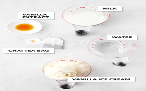 how to use tea bags to make ice cream