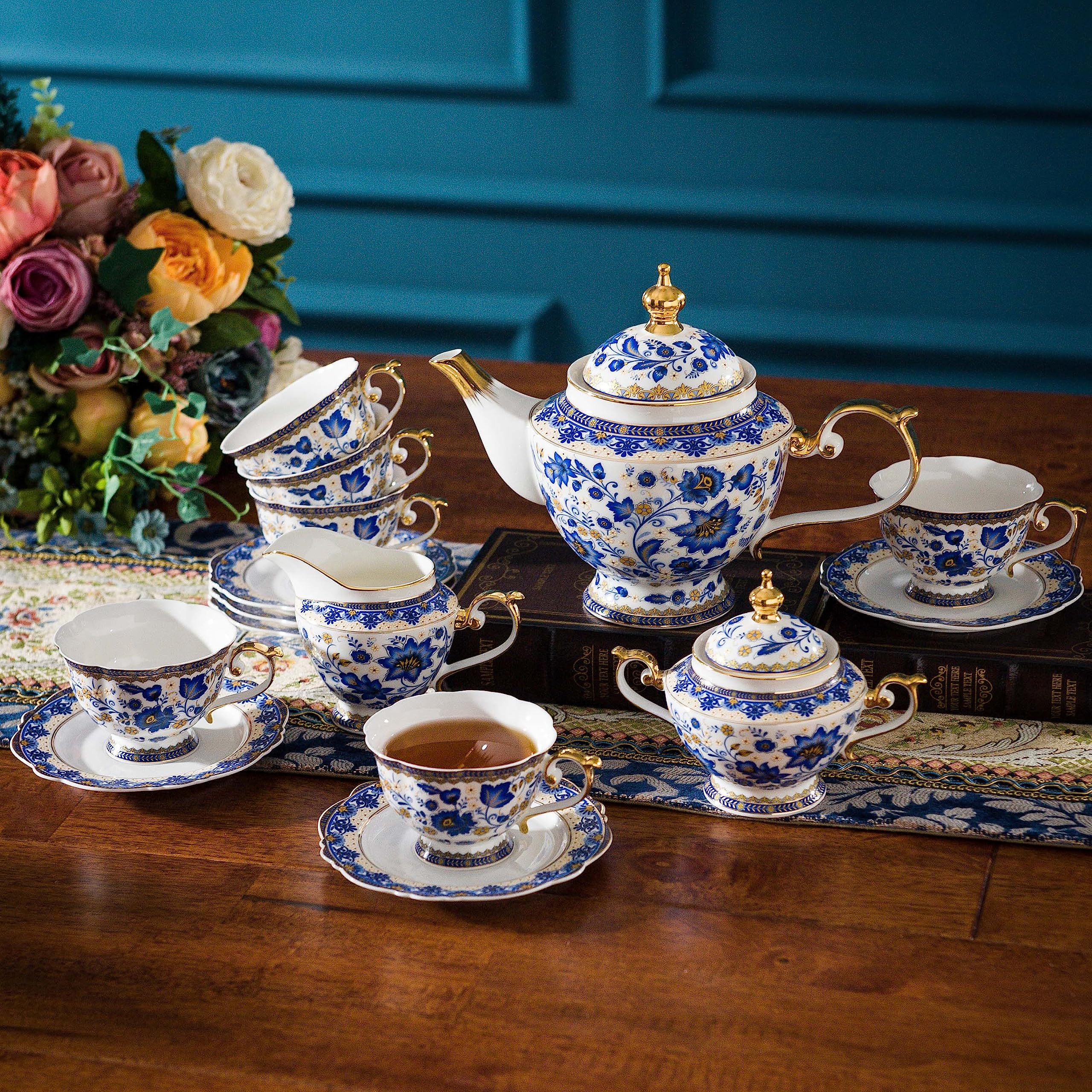 Blue and White Porcelain Tea Set: Where to Find the Best Deals Online and Get Yours!